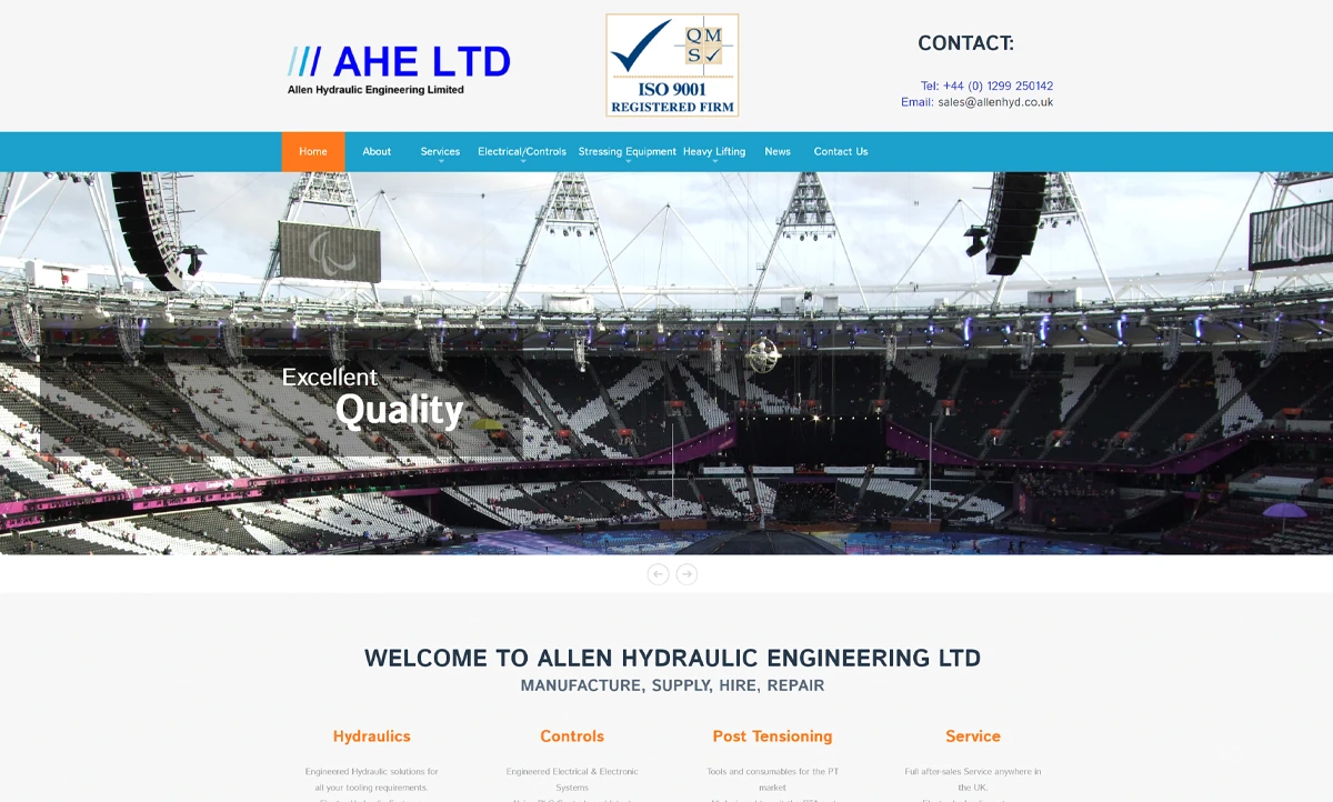 Allen Hydraulic Website